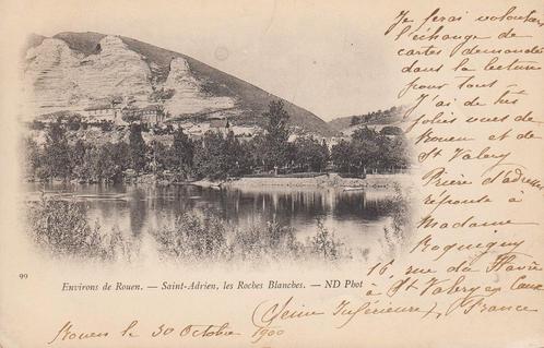 1900 - FRANKRIJK - Saint-Adrien: Les Roches Blanches, Verzamelen, Postkaarten | Buitenland, Gelopen, Frankrijk, Voor 1920, Verzenden