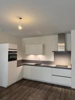 Moderne Keuken Greeploos Wit + Siemens + GEDEMONTEERD, Wit, Hoekkeuken, Ophalen of Verzenden, Zo goed als nieuw