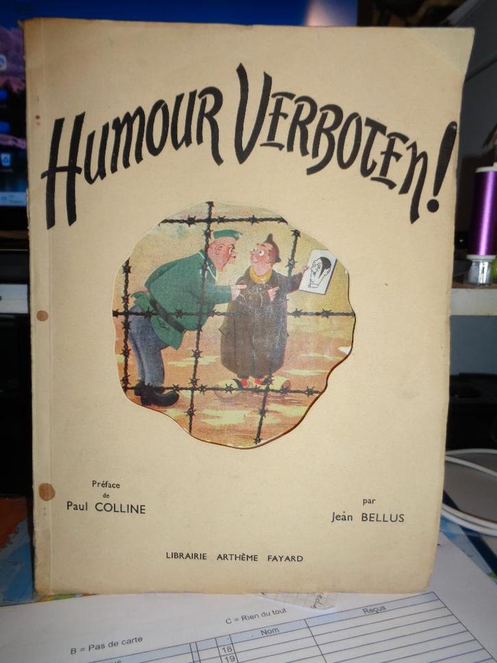 livre illustré Humour Verboten, Boeken, Humor, Gelezen, Moppen, Ophalen