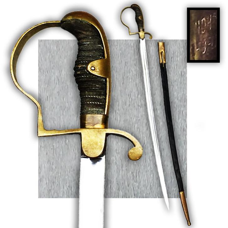 🚨 SCHUTTERS : BEIERS ZWAARD 1870-90 HORSTER ORIGINEEL, Verzamelen, Militaria | Algemeen, Verzenden