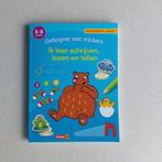 Deltas Oefenpret met stickers - Ik leer schrijven, lezen en, Boeken, Kinderboeken | Kleuters, Jongen of Meisje, Nieuw, Ophalen of Verzenden