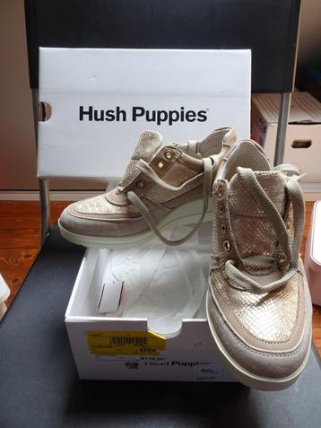 Espadrilles beiges dorées (Hush Puppies - Taille 36)