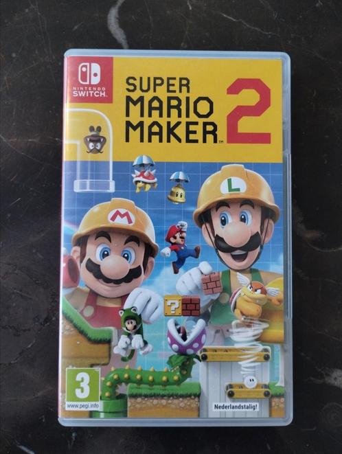 Super Mario Maker 2, Games en Spelcomputers, Games | Nintendo Switch, Zo goed als nieuw, Avontuur en Actie, Vanaf 3 jaar, Ophalen of Verzenden