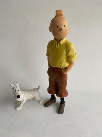 Figurines Tintin et Milou debout beschikbaar voor biedingen