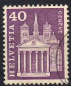 Zwitserland 1960-1963 - Yvert 650 - Courante reeks (ST), Timbres & Monnaies, Timbres | Europe | Suisse, Affranchi, Envoi
