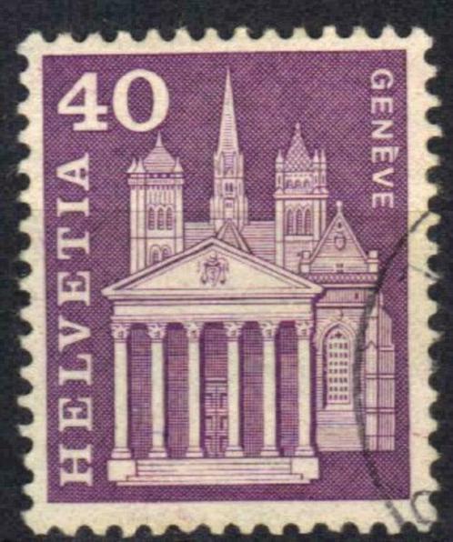 Zwitserland 1960-1963 - Yvert 650 - Courante reeks (ST), Postzegels en Munten, Postzegels | Europa | Zwitserland, Gestempeld, Verzenden