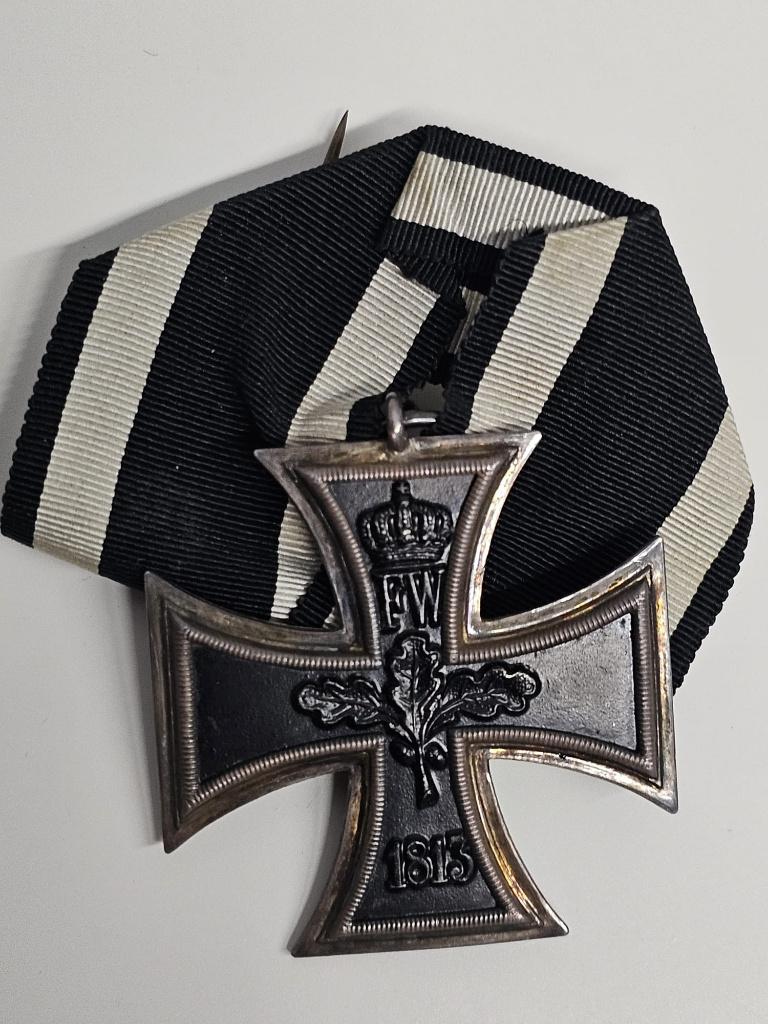 Eisernes Kreuz 2. Klasse 1914 (met lint), Verzamelen, Militaria | Algemeen, Landmacht, Lintje, Medaille of Wings, Ophalen of Verzenden