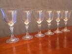 27 verres (21 en cristal) vin 7 grand, 8 petit, 6 cognac +6, Autres types, Utilisé, Enlèvement ou Envoi