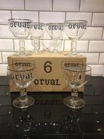 Orval glas 6 stuks in originele doos, Verzamelen, Glas en Drinkglazen, Ophalen of Verzenden, Zo goed als nieuw