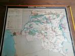 Schoolkaart wandkaart Congo Kongo, Ophalen of Verzenden
