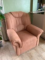 Comfortabele, nieuwe fauteuil in mooie, sterke stof, Ophalen, Nieuw, Stof, Landelijk, rustiek