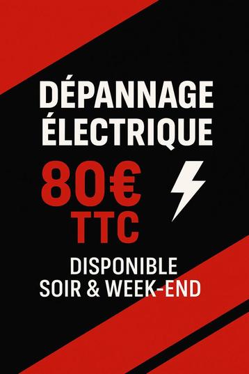 Gecertificeerde elektricien Snelle reparatie vanaf 80€  beschikbaar voor biedingen
