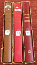 3 albums: Uitgebreide verzameling Mexico (mijn ref 93-95), Postzegels en Munten, Ophalen of Verzenden