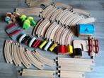 Houten treinset - sporen, treintjes etc, Kinderen en Baby's, Speelgoed | Houten speelgoed, Ophalen