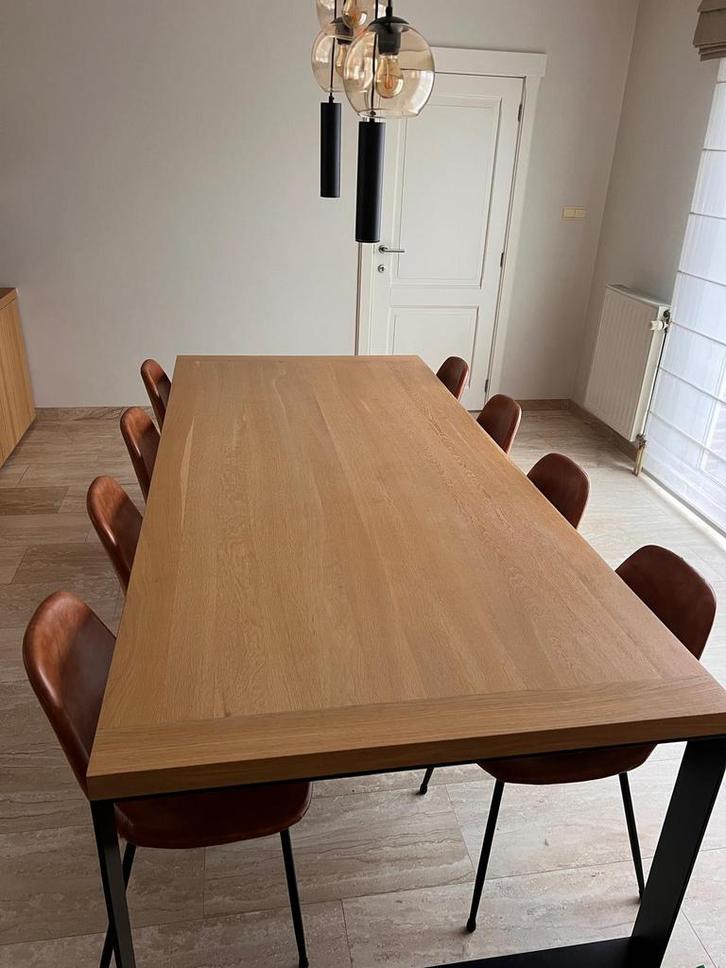 Mooie eetkamerstoel - 10 stuks, Huis en Inrichting, Stoelen, Gebruikt, Metaal, Zwart, Ophalen