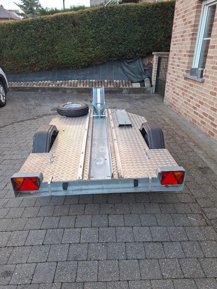 Remorque moto basculante, Auto diversen, Aanhangers en Bagagewagens, Zo goed als nieuw, Ophalen