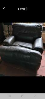 1-ZIT volledig in leder, merk Durlet 3 stuks te koop €40/st, Vintage jaren ´70, Une personne, Enlèvement, Utilisé