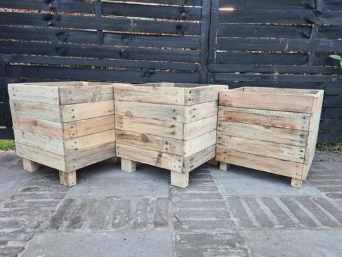 Plantenbakken & Bloembakken – Basic Collectie, Tuin en Terras, Bloembakken en Plantenbakken, Nieuw, Hout, Tuin, 30 tot 60 cm, Minder dan 60 cm