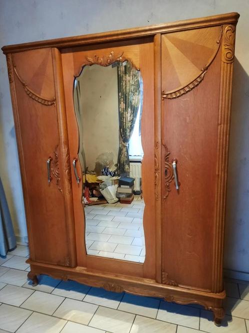Slaapkamer, bed van 160cm  kleerkast, commode, nachtkastjes, Huis en Inrichting, Slaapkamer | Bedden, Gebruikt, Zwart, Ophalen
