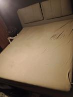 Tweepersoons boxspring groen, Ophalen, Tweepersoons, Zo goed als nieuw, Overige maten