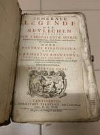 376j Oud Antiek Boek! Generale Legende der Heylighen 1649, Ophalen, HIERONYMUS VERDUSSEN