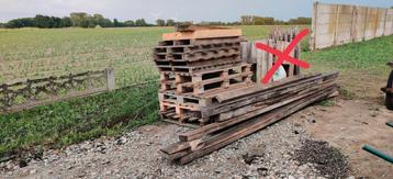 Palletten en gordingen - gratis, Ophalen, Balken