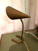 Ancienne lampe de travail industrielle en métal - 1930/1950, Antiquités & Art, Antiquités | Éclairage, Enlèvement ou Envoi