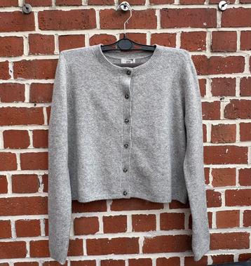 JDY Chloe Life Lichtgrijze Melange Cardigan – Maat M beschikbaar voor biedingen