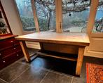 Houten robuuste tafel, Huis en Inrichting, Tafels | Eettafels, Ophalen, Gebruikt, 50 tot 100 cm, Landelijk