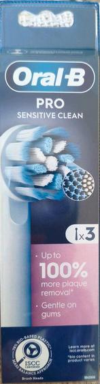oral b opzetborstels sensitive clean, Ophalen of Verzenden, Nieuw, Tandenborstel