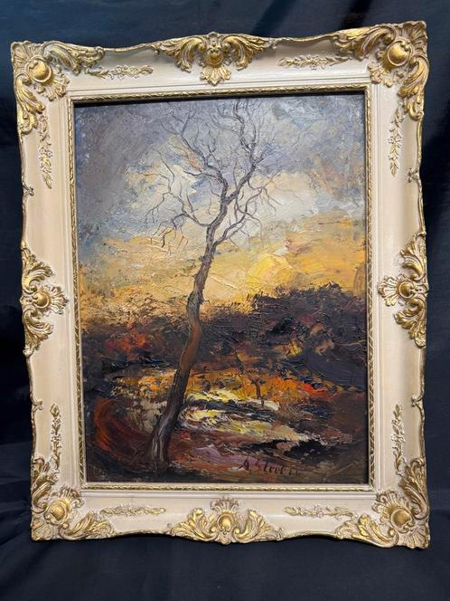 Schilderij Albert Steel (1917-1984), Antiek en Kunst, Kunst | Schilderijen | Klassiek, Ophalen of Verzenden