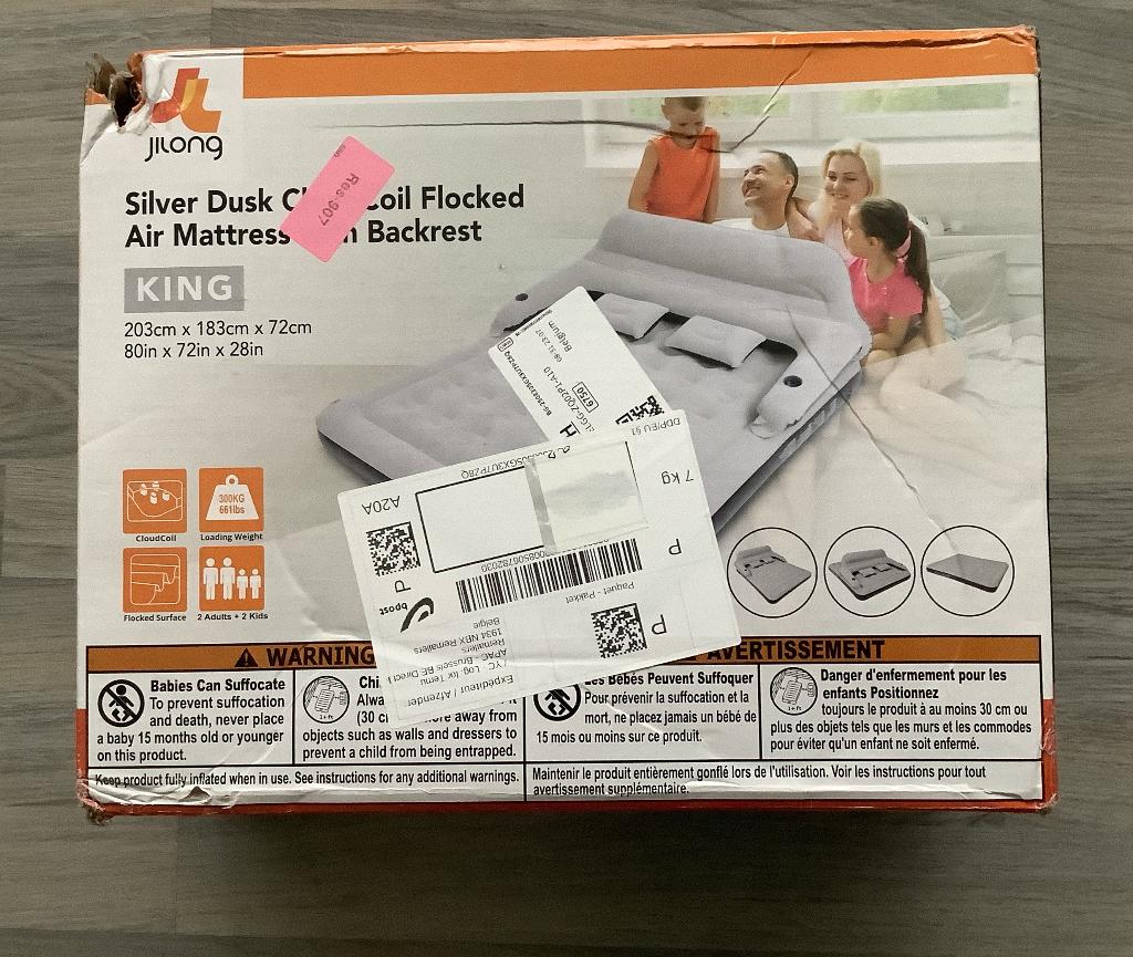 Air matras, Enlèvement, Neuf, Deux personnes, Matelas