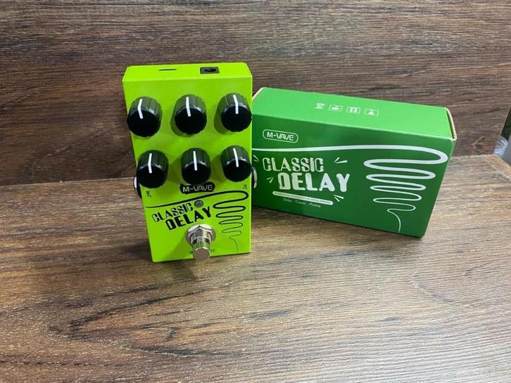 M-vave Classic Delay Effect Pedal in perfecte nieuwstaat!, Muziek en Instrumenten, Effecten, Zo goed als nieuw, Delay of Echo