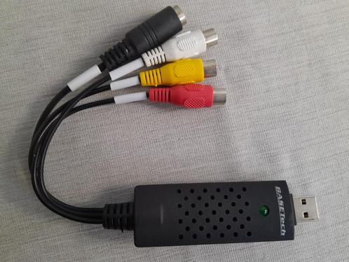 Basetech Video Grabber BR116 - Plug & Play., TV, Hi-fi & Vidéo, Câbles audio & Câbles de télévision, Comme neuf, Autres câbles