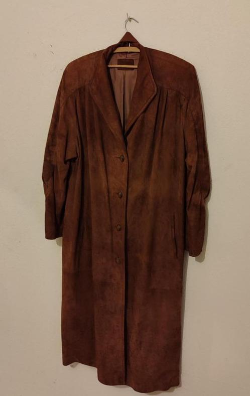 Daime damesmantel, Kleding | Dames, Jassen | Winter, Zo goed als nieuw, Maat 38/40 (M), Bruin, Ophalen of Verzenden