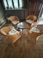 Zithoek/tuinset in riet, Ophalen, Rotan, Tuinset