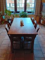 Table en chene et 6 chaises, Antiquités & Art, Antiquités | Meubles | Tables, Enlèvement