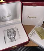 Cartier Santos Moissanite Avec Boite et Certificat, Overige merken, Overige materialen, Polshorloge, Overige materialen