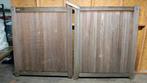 Hardhouten dubbele vleugelpoort 3000b X 1800h, 200 cm ou plus, Portail battant, Utilisé, Bois