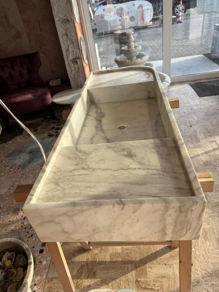 Evier en marbre, Maison & Meubles, Salle de bain | Linge de bain & Accessoires, Neuf, Enlèvement