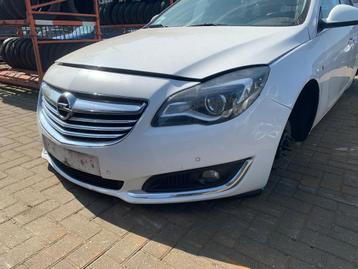 voorkop opel insignia 2013 tot 2016 wit voorkant compleet  beschikbaar voor biedingen