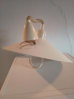 Vintage Witte  Hanglamp, Ophalen of Verzenden, Metaal, Minder dan 50 cm