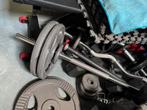 Set up complet musculation poids libre, Sport en Fitness, Ophalen, Zo goed als nieuw