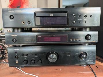 Ensemble DENON amplificateur, lecteur CD, tuner FM, enceinte, Enlèvement, Utilisé, Lecteur CD, Denon