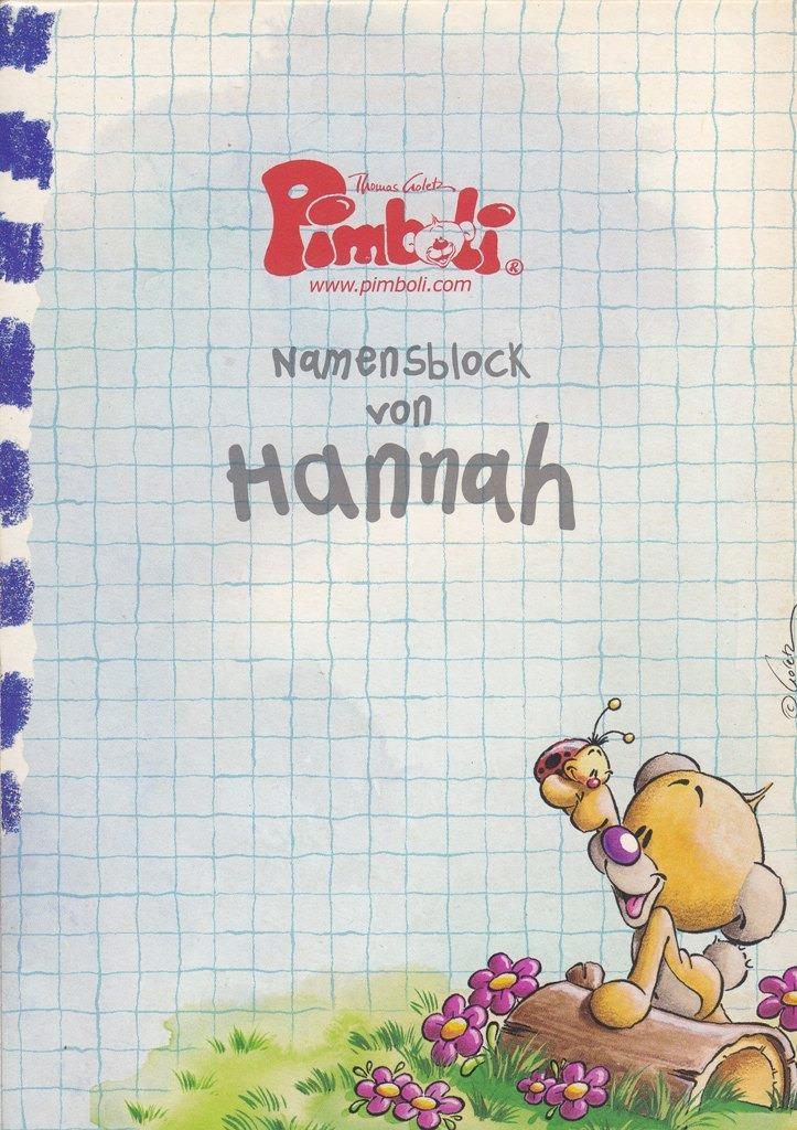 Pimboli restblok Hannah – Generatie 4 met 20 blaadjes., Verzamelen, Diddl, Nieuw, Papier, Kaart of Schrift, Pimboli, Ophalen of Verzenden