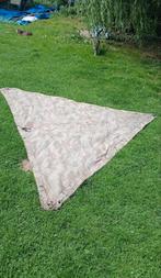 tentdoek voor het Duitse leger uit de Tweede Wereldoorlog, Ophalen