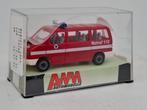 VW T4 personenbus brandweer - AWM 1/87, Hobby en Vrije tijd, Modelauto's | 1:87, Verzenden, Zo goed als nieuw, Auto, AWM