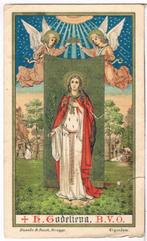 3 Devotieprentjes, Ophalen of Verzenden, Gebruikt, Kaart of Prent