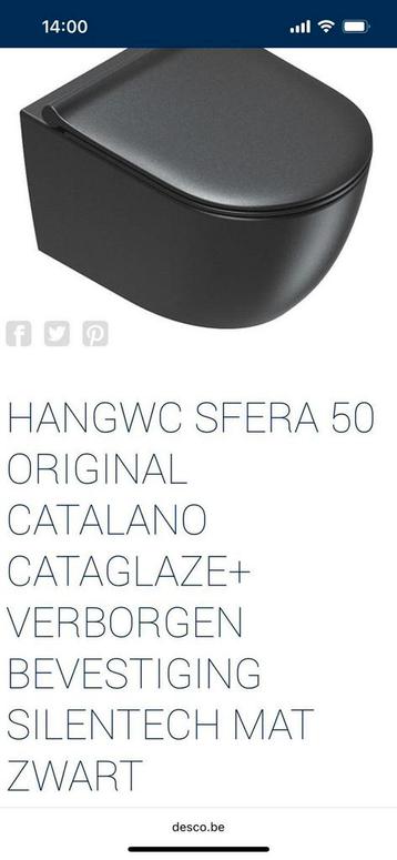 Catalano wc zwart beschikbaar voor biedingen