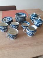 Servies Churchill Blue Willow jaren 50, Antiek en Kunst, Ophalen of Verzenden